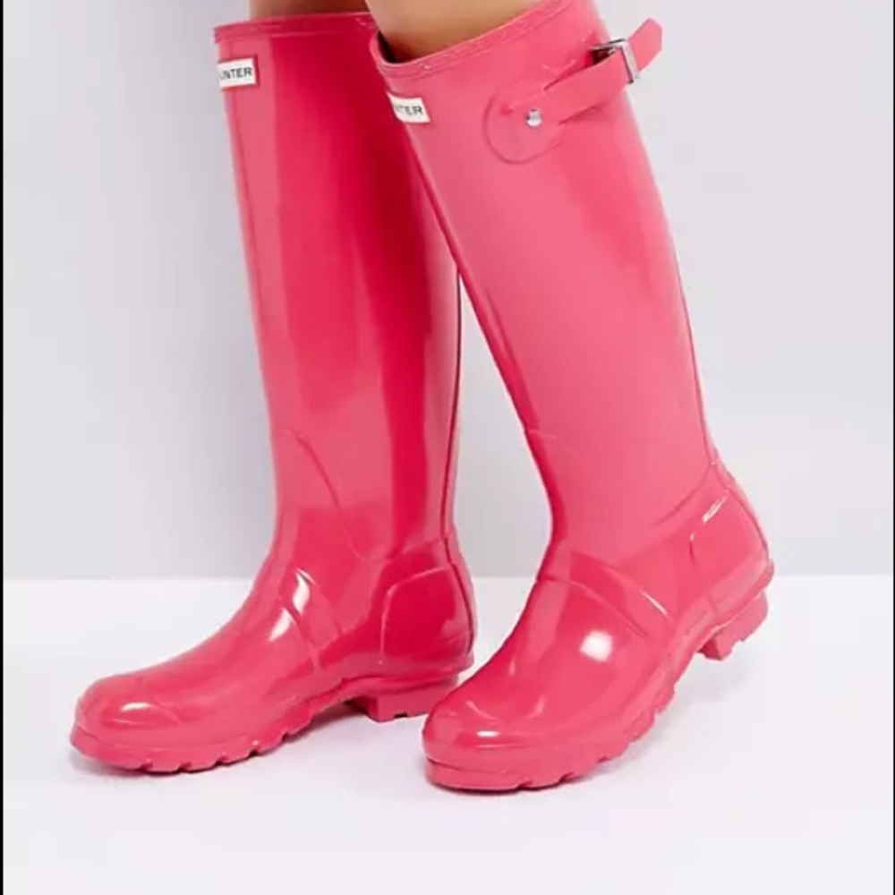 Pink Hunter Boots